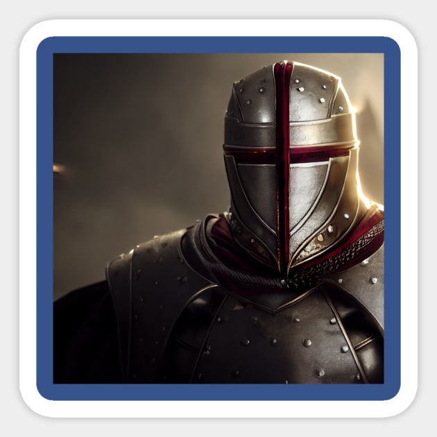 Knights Templar in The Holy Land Sticker by Grassroots Green